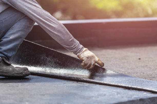 Professional Crawl Space Encapsulation technician working in Pennville, IN
